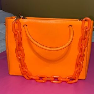Bright Orange Crossbody Bag